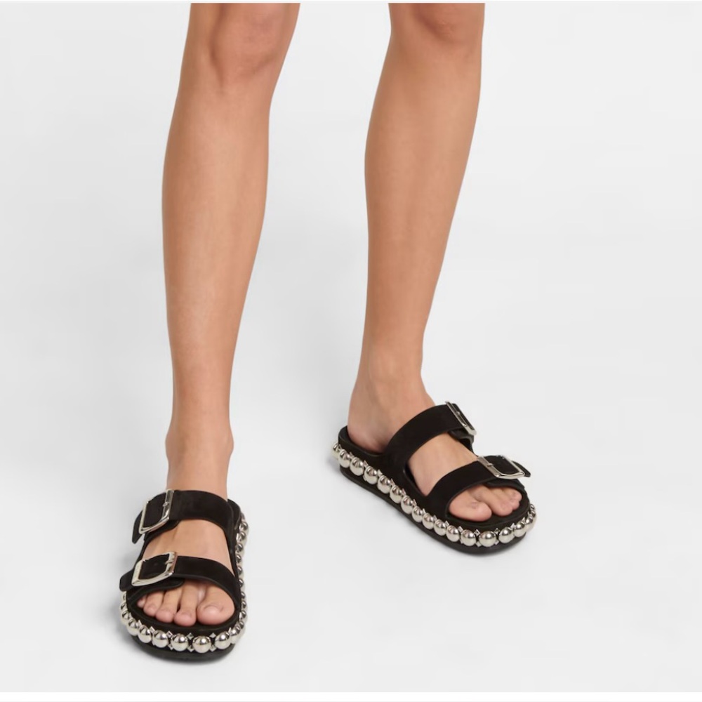 BNIB Alaia NOIR Bombe Mules Size 8 US 38 EU SOLD OUT !!